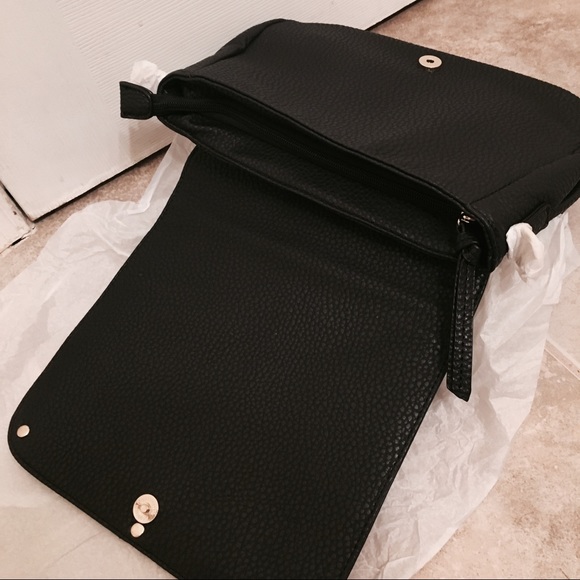 Black Bag w/ Studded Strap - Picture 7 of 8